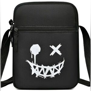 Smiley Face Nylon Crossbody Bag ✨NWOT✨